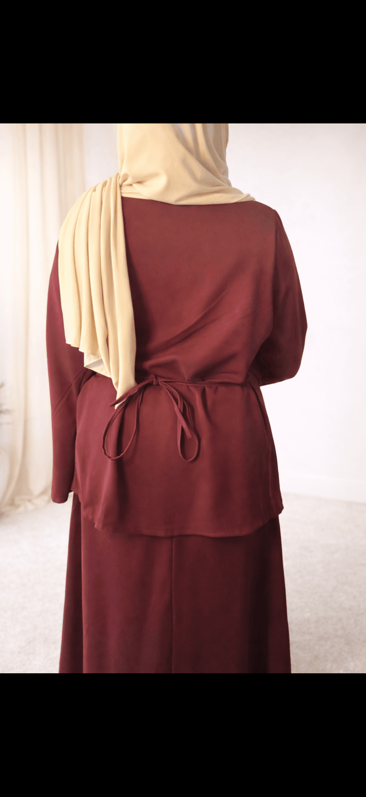 Ensemble 2 pièces  - bordeau